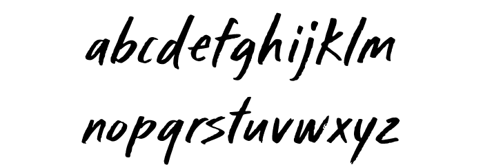 Loose Change Font LOWERCASE