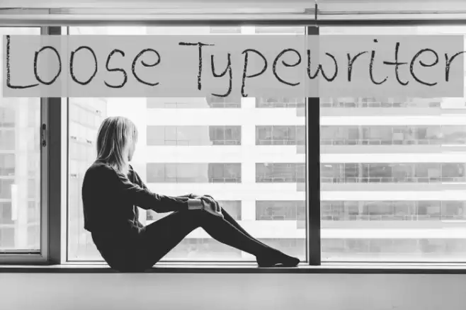 Loose Typewriter Font examples