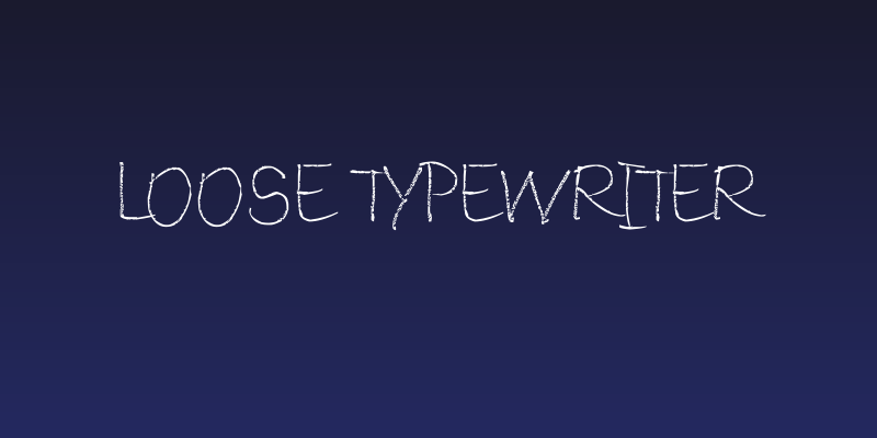 Loose Typewriter Social Header