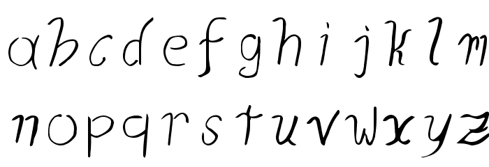 Looseverse-Regular Font LOWERCASE