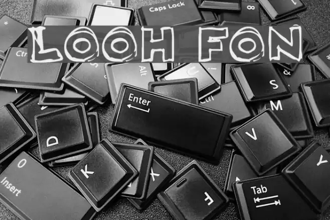 Loosh Font examples