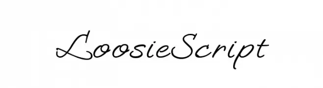 LoosieScript  Fuentes Gratis Descargar
