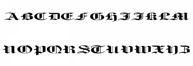 Loosing Memory Regular Font Litere mari