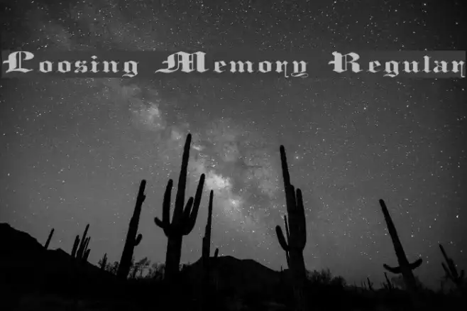 Loosing Memory Regular Example 2