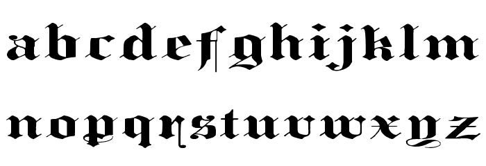 Loosing Memory Regular Font LOWERCASE