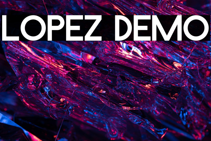 Lopez Demo Example 3