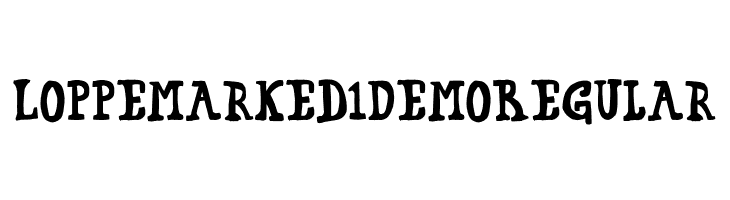 Loppemarked 1 Demo Regular  لخطوط تنزيل
