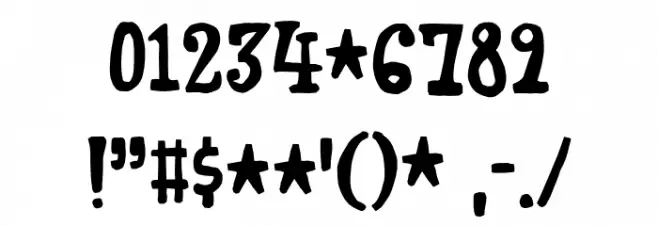 Loppemarked 1 Demo Regular Font OTHER CHARS