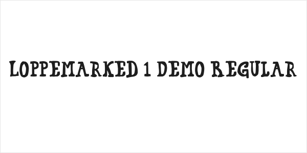 Loppemarked 1 Demo Regular Logo