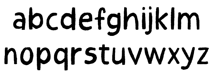 Loppemarked 2 DEMO Regular Font LOWERCASE