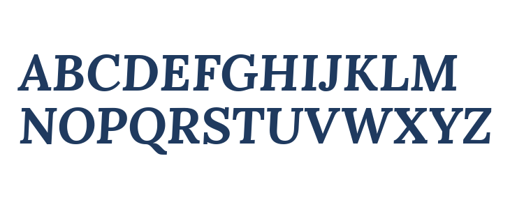 Lora Bold Italic1 Uppercase