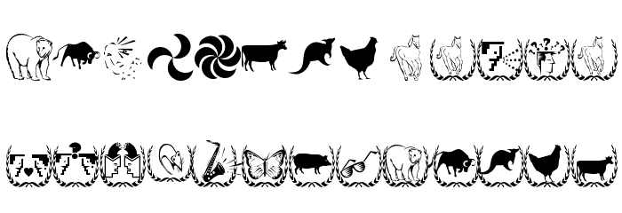 Lorbeer Font LOWERCASE