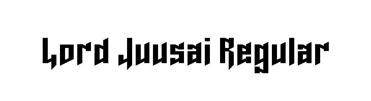 Lord Juusai Regular  لخطوط تنزيل