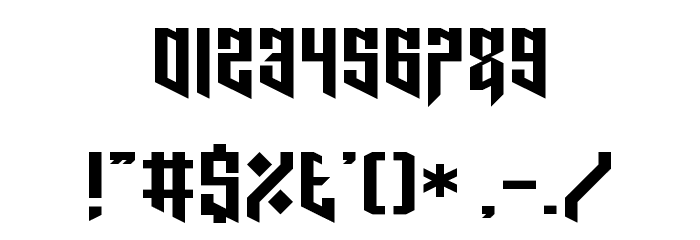 Lord Juusai Regular Font OTHER CHARS