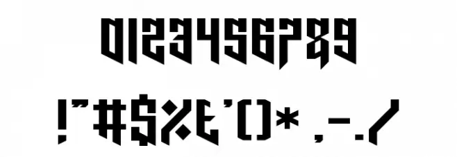 Lord Juusai Regular Font OTHER CHARS