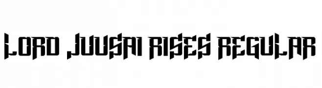 Lord Juusai Rises Regular  Frei Schriftart Herunterladen