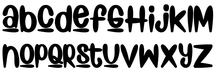 Lord Kiddos Font LOWERCASE