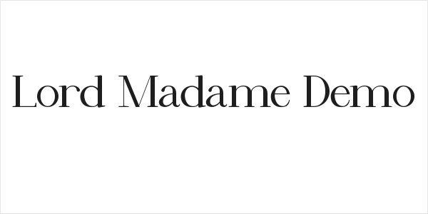 Lord Madame Demo Logo