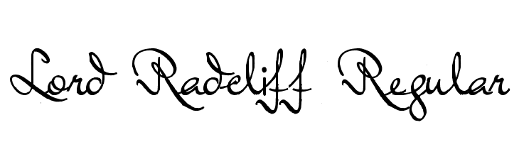 Lord Radcliff Regular  Descarca Fonturi Gratis