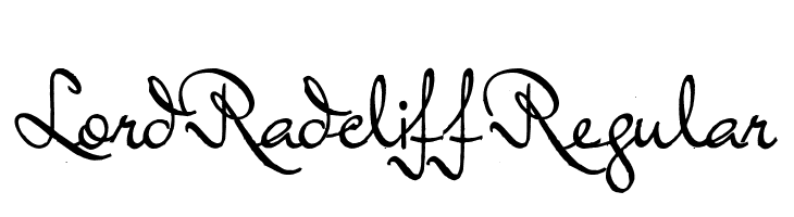 Lord Radcliff Regular  Fuentes Gratis Descargar