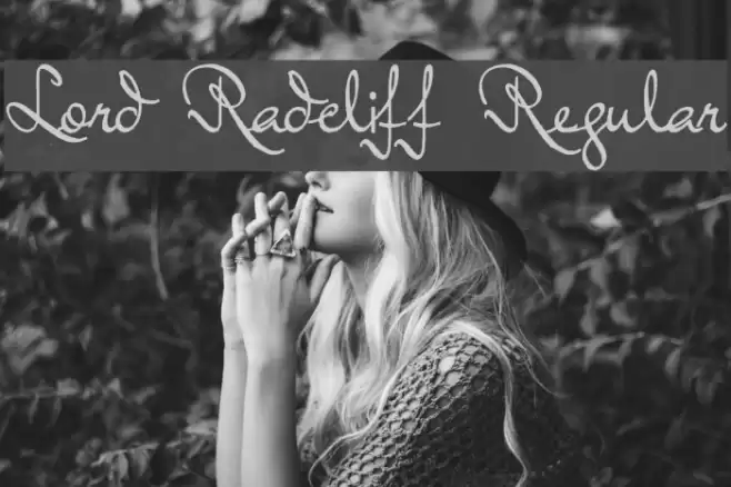Lord Radcliff Regular Font examples