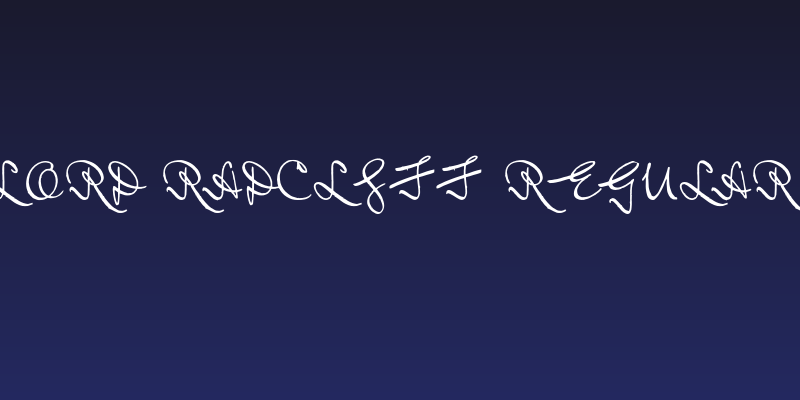 Lord Radcliff Regular Social Header
