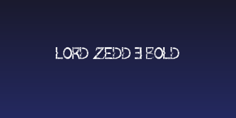 Lord ZeDD 3 Bold Social Header