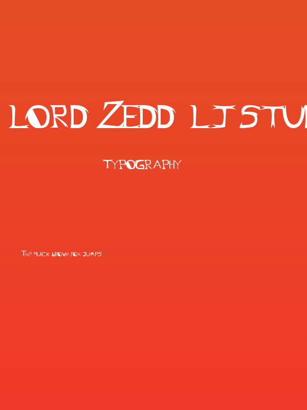 Lord ZeDD - LJ Studios Poster