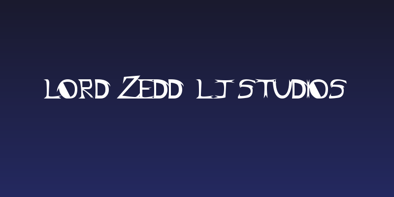 Lord ZeDD - LJ Studios Social Header