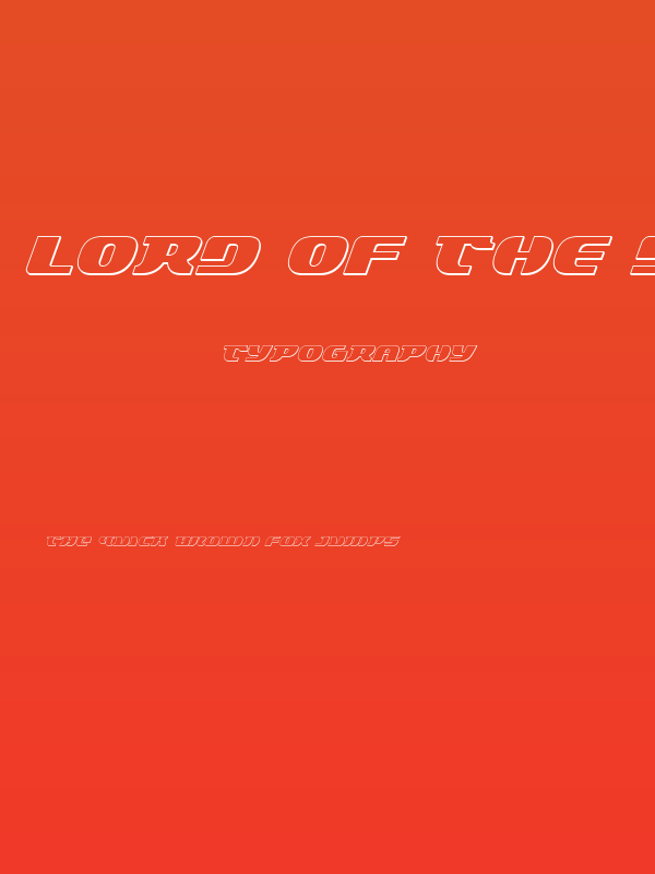 Lord of the Sith 3D Italic Poster