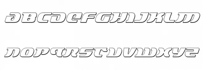 Lord of the Sith 3D Italic خط أحرف صغيرة