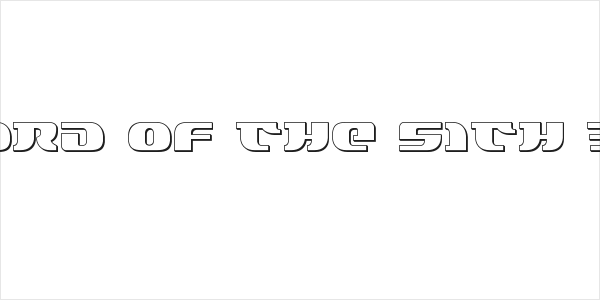Lord of the Sith 3D Logo