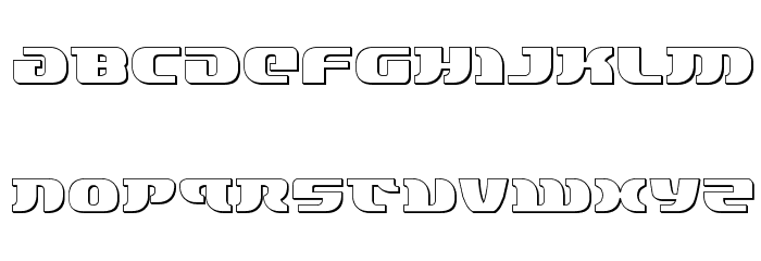 Lord of the Sith 3D Font LOWERCASE