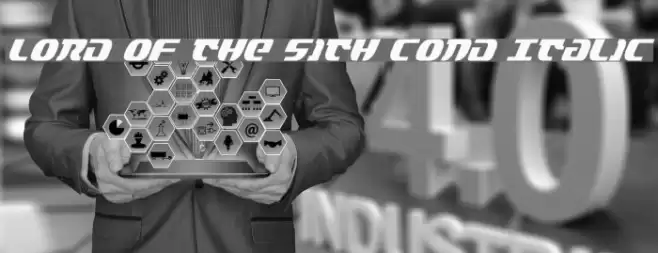 Lord of the Sith Cond Italic フォント examples