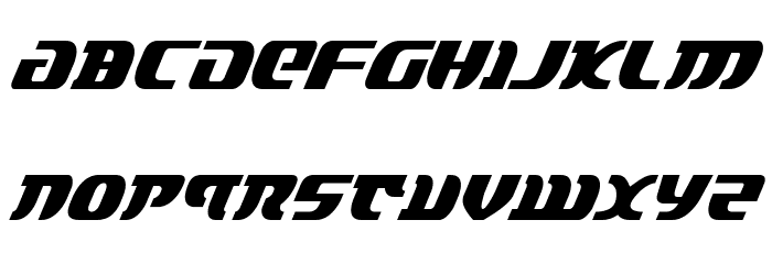 Lord of the Sith Cond Italic フォント 小文字