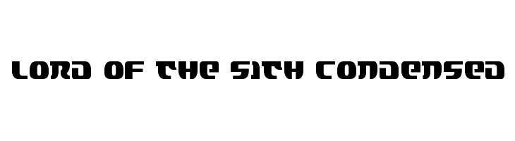 Lord of the Sith Condensed  नि: शुल्क फ़ॉन्ट्स डाउनलोड