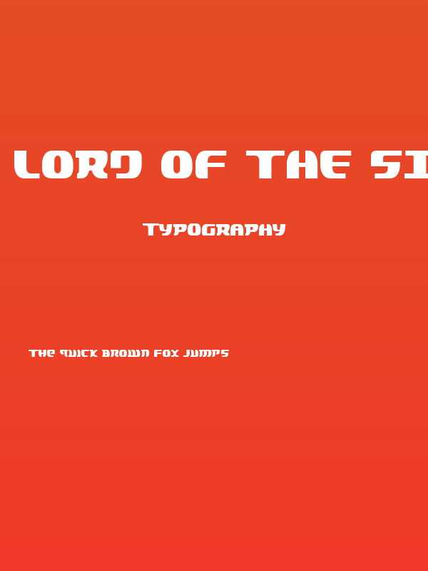 Lord of the Sith Condensed Poster