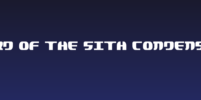 Lord of the Sith Condensed Social Header