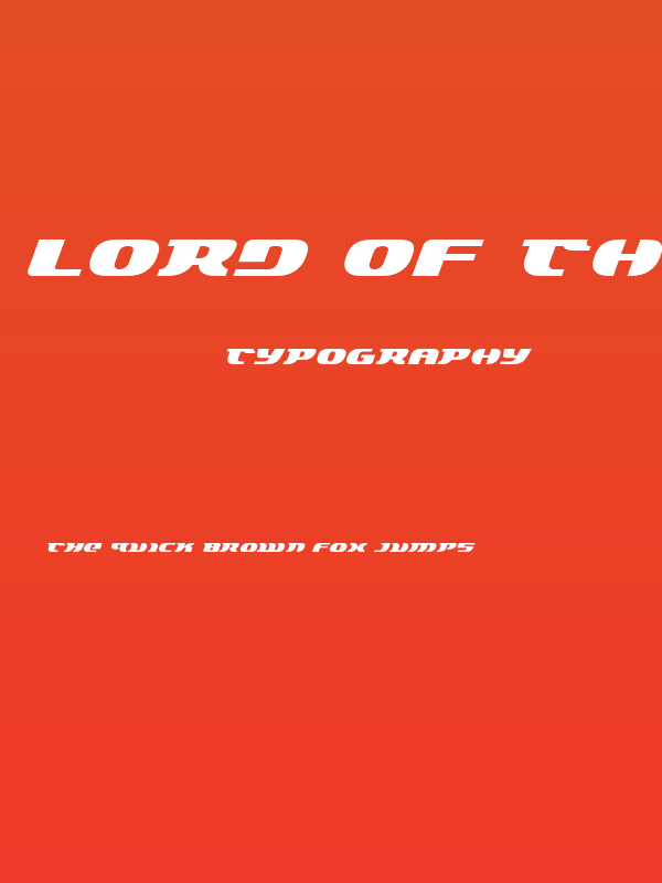 Lord of the Sith Expanded Italic Poster