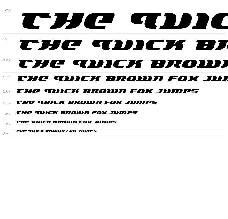 Lord of the Sith Expanded Italic Waterfall