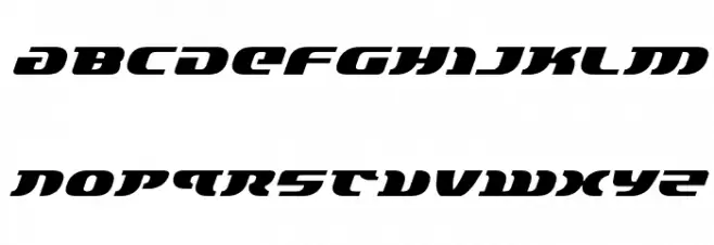 Lord of the Sith Expanded Italic फ़ॉन्ट लोअरकेस