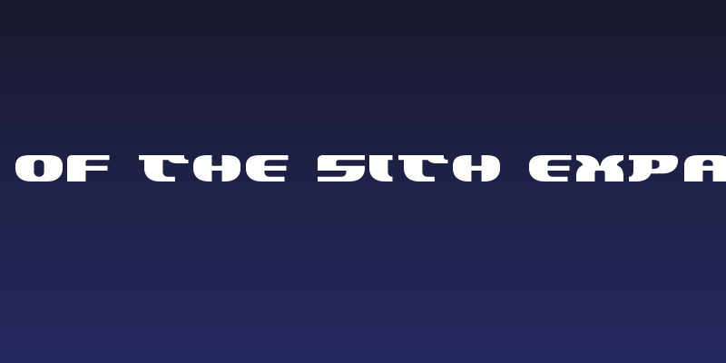 Lord of the Sith Expanded Social Header