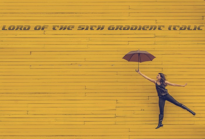 Lord of the Sith Gradient Italic Font examples