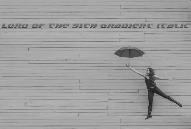 Lord of the Sith Gradient Italic Example 2