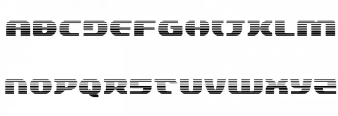 Lord of the Sith Gradient Schriftart Groß