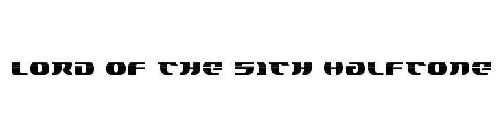 Lord of the Sith Halftone  Скачать бесплатные шрифты