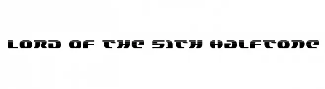 Lord of the Sith Halftone  les polices de caractères gratuit tlcharger