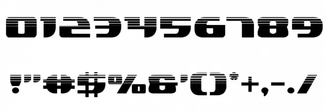 Lord of the Sith Halftone Font OTHER CHARS