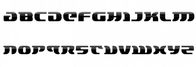 Lord of the Sith Halftone Schriftart Kleinbuchstaben
