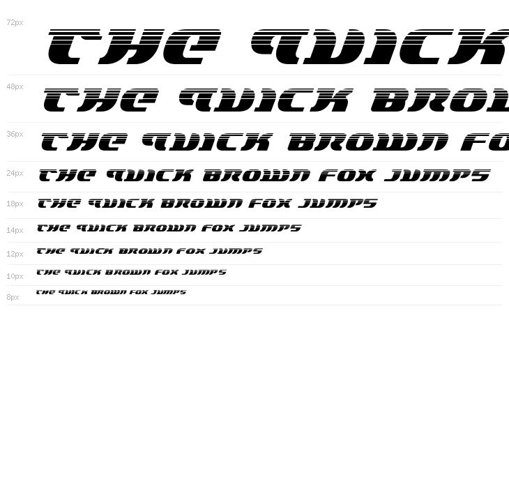 Lord of the Sith Haltone Italic Waterfall